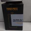 Veken French Press Coffee Maker 34oz, No Plastic Touching Cafe,Thickened Glass Stainless Steel Brewer, Cold Brew Cafetera Tea pot for Kitchen Travel Camping, Gifts, Decor, Bar Accessories, Dark Pewter