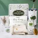 Havawish Condolences Gift Baskets for Loss of Loved One, Sympathy Care Package for Women, Hug in a Mug Tumbler Just Hugs Scented Candle Bereavement Gift Ideas with Box and Card