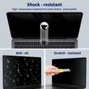Magnetic Privacy Screen for 14 Inch MacBook Pro (2021-2025, M1, M2, M3, M4, M5, Pro, Max), Removable Matte Laptop Privacy Screen Anti Glare Blue Light Filter, Anti-Spy for Mac 14.2'' Computer