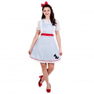 Womens Dorothy Dress Costume, XL