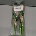 11.8" Green Christmas Icicle Ornament Balls Shatterproof Final Drop Ornaments for Tree Decorations Christmas Teardrop Ornaments 4 Set Glitter Swirl Drop Hanging Ornament for Xmas Holiday Party