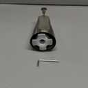 Tub Spout with Pull Down Diverter  Slip-Fit Bathtub Faucet Spout Replacement, 1/2 Copper Pipe Connection, Easy Installation, Universal for Bathroom Shower (Brushed Nickel)