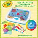 Crayola Light Up Activity Board, Sensory Toy for Toddlers & Kids, Light Box, Light Up Coloring Board, Educational Toy, Gift for Toddlers, Ages 1+