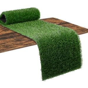 XLX TURF Artificial Grass Table Runner for Sport Golf Spring Summer Party Decorations - Green Fake Grass Crafts Table Centerpiece Wedding Baby Bridal Shower - 12x108 Inch