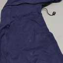 Stuffable Neck Pillow for Travel with Hood, Hoodie Travel Pillow Stuffable with Clothes, Fillable Travel Pillow Storage Bag, Soft Empty Neck Pillow Case, Packable for Airplane Travel Essentials (Blue)