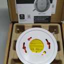 Kidde Smoke Detector, Hardwired with 10-Year Battery Backup, Interconnectable, LED Status Lights, 85 dB Alarm, 5-inches, 20SA10, 1 Pack