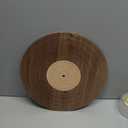 MILLCLOUD Wooden Record Wall Art 12'' Black Walnut Vinyl Wall Decor | Solid Maple Wood, CNC Groove Detail, Laser-Etched Label, for Living Room Bedroom Office, Unique Music Lover Gift, Anniversary