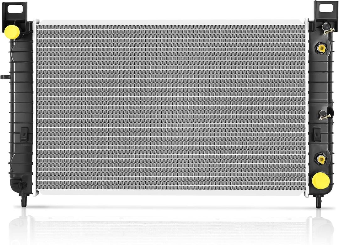 YITAMOTOR 28'' Core Radiator Compatible with 99-06 GMC Sierra 1500 Classic 2500 Yukon XL 1500 Cadillac Escalade Chevy Silverado Suburban 1500 Tahoe Silverado Classic 4.3L 4.8L 5.3L 6.0L Style Radiator