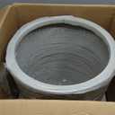 Kante 18 Inch Dia Round Concrete Planter, Indoor Outdoor Large Plant Pot with Drainage Hole and Rubber Plug for Home Patio Garden, Weathered Concrete