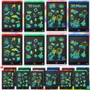 20 Pcs LCD Writing Tablet for Kids 10 Inch Electronic Doodle Board Colorful Screen Doodle Board Erasable Pad Drawing Pad for Kids Toddler 6 Years Old Educational Learning Toy (Black Screen)