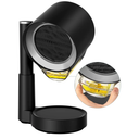 Portable Range Hood: Kitchen Countertop Cooking Exhaust Fan Quiet Smoke Removal - 3-Speed Suction Height & Angle Adjustable Design Dual-layer Filter- Plug-in for Apartments RV BBQ Hot Pot