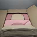 HAHASOLE Foam Climbing Toys for Toddlers, 13pcs Climb and Crawl Activity Playset, Soft Play Climbing Blocks for Toddlers, Indoor Crawling Sliding Toys, High-Density Foam Play Structures for Playroom (Pink & Beige)