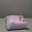 A Nice Night 6Pcs Gradient Glitter Bedding Set for Girls Twin Size, Colorful Rainbow Galaxy Comforter Set, Ultra Soft Bedding Sets, Pink