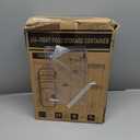 PRAKI Airtight Food Storage Containers Set with Lids - 24 PCS, BPA Free Kitchen and Pantry Organization, Plastic Leak-proof Canisters for Cereal Flour & Sugar - Labels & Marker (Black)