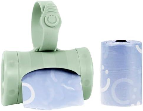Ubbi On-the-Go Diaper Bag Dispenser for Travel, Retractable Must Have for Newborns, Helpful Baby Accessory, Sage Green
