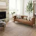 Loloi Angela Rose Aubrey Collection AUB-04 Blue/Terracotta 5'-0" x 5'-0", .19" Pile Height, Round Area Rug