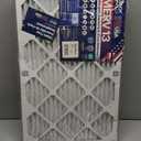 BNX TruFilter 16x25x1 Air Filter MERV 13 (4-Pack) - MADE IN USA - Electrostatic Pleated Air Conditioner HVAC AC Furnace Filters for Allergies, Pollen, Mold, Bacteria, Smoke, Allergen, MPR 1900 FPR 10
