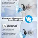 SANOTO Swimming Headphones, in Ear Bone Conduction Headphones Bluetooth 5.4, IPX8 Waterproof Earbuds Sport, 8G MP3 Player Swimming Earphones, Underwater Headphones for Swim, Run, Surf, Cycle