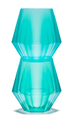 Wine2Go Diamond Silicone Wine Glasses 9oz