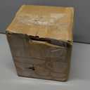 DOWAN 360° Rotating Extra Large Cooking Utensil Holder, 7.6" Kitchen Utensil Holder for Countertop, Utensil Crock for Farmhouse Kitchen Decor, Ceramic Stable Utensil Caddy, White Embossed