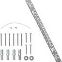 W10440498 W11025649 Mounting Plate Compatible with Whirlpool Microwave W10821385 For Installation Hardware Kit replacement Silver