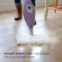 Shark Steam Pocket Mop with 2 Washable Double-sided Pads, Steam Sanitization, Swivel Steering, Lightweight, Steam Cleaner for Sealed Hard Floors, Hardwood, Marble, Tile, Purple, S3501