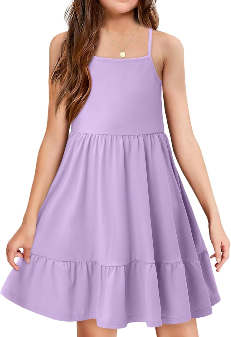 FKEEP Women's Tennis Golf Dresses Zipper V-Neck Sport Activewear with Shorts and Pocket Workout Athletic, Size 7