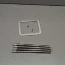 Water Bottle Drying Rack Reusable Bottle Rack Dryer Kitchen Stand Holder Metal Countertop Baby Bottle Drying Rack Water Cup Drying Rack for Plastic Bags, Bottles and Cups (Sliver, Small)