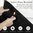 Suede Headliner Fabric for Car Roof 54"x60", 1/8" Foam Backed Black Suede Material, Soft Touch, Anti-Sag, Soundproof, Flame-Retardant Automotive Upholstery DIY Replacement for SUV, Truck, RV