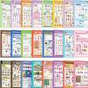 Eaasty Kids Pretend Play Notepads 4 x 6 Inch Playtime Pads for Kids 40 Pages Pretend Notebooks Imaginative Role for Toddlers(24 Pack,Mixed)