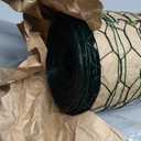 36 x 1200 InchesChicken Wire for Floral Arrangements, Green Chicken Wire, Hexagonal Galvanized Wire Mesh for Poultry Barrier, Flower Arrangement, Crafts and Garden, Green