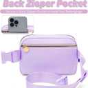Birthday Gifts for 4 5 6 7 8 9 10 11 12 13 Year Old Girls,Gifts for Teens Kids Daughter Sister Her,Two Way Zipper Crossbody Bag Fanny Pack Belt Bag Cute Trendy Stuff - Lavender,A