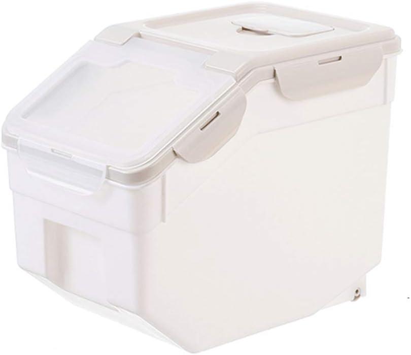 WINIAER Airtight Food Storage Containers, Large Capacity Pet Food Storage Container, Kitchen Pantry Storage Bin for Rice, Cereal, Flour, Snacks, 13.8 x 10.6 x 8.9 inches