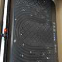 AXV Vibration Plate Fitness Platform Exercise Machine Vibrating Shaking Full Body Shaker Workout Vibrate Stand Shake Board Sport Gym for Weight Loss Fat Burner for Women Men, Slim-All Black