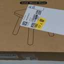 9 Inch Small Wooden Step Stool, multifunctional footstool, shoe changing stool, indoor plant stand, portable and sturdy, suitable for living room, kitchen, bedroom, bathroom (Walnut wood color)