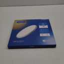 12 Inch Flush Mount Ceiling Light, 5 CCT Selectable 2700K-6500K, 24W 2640LM Ultra Thin Flat Panel, LED Light Fixture for Bedroom Kitchen Bathroom Hallway Closet, Non-Dimmable, Matte Black, 1-Pack