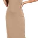 Women's Long Full Slips, Soft Long Slip Dress Adjustable Spaghetti Straps Nightgown for Ladies V Neck Underdress, Small 