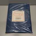 Rectangle Table Cloth Linen Farmhouse Stainproof Waterproof Washable Polyester Oblong Rectangular Fabric Table Cover for Kitchen Dining Dinner (Navy Blue01, 84" x 60" (Rectangular))