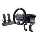 MOZA R5 Wheel and Pedals Kit Racing Simulator 5.5Nm Direct Drive Wheelbase,Unbeatable Rigid & Durable 11-Inch ES Racing Wheel SR-P Lite Dual Pedal and Desk Clamp All-in-One