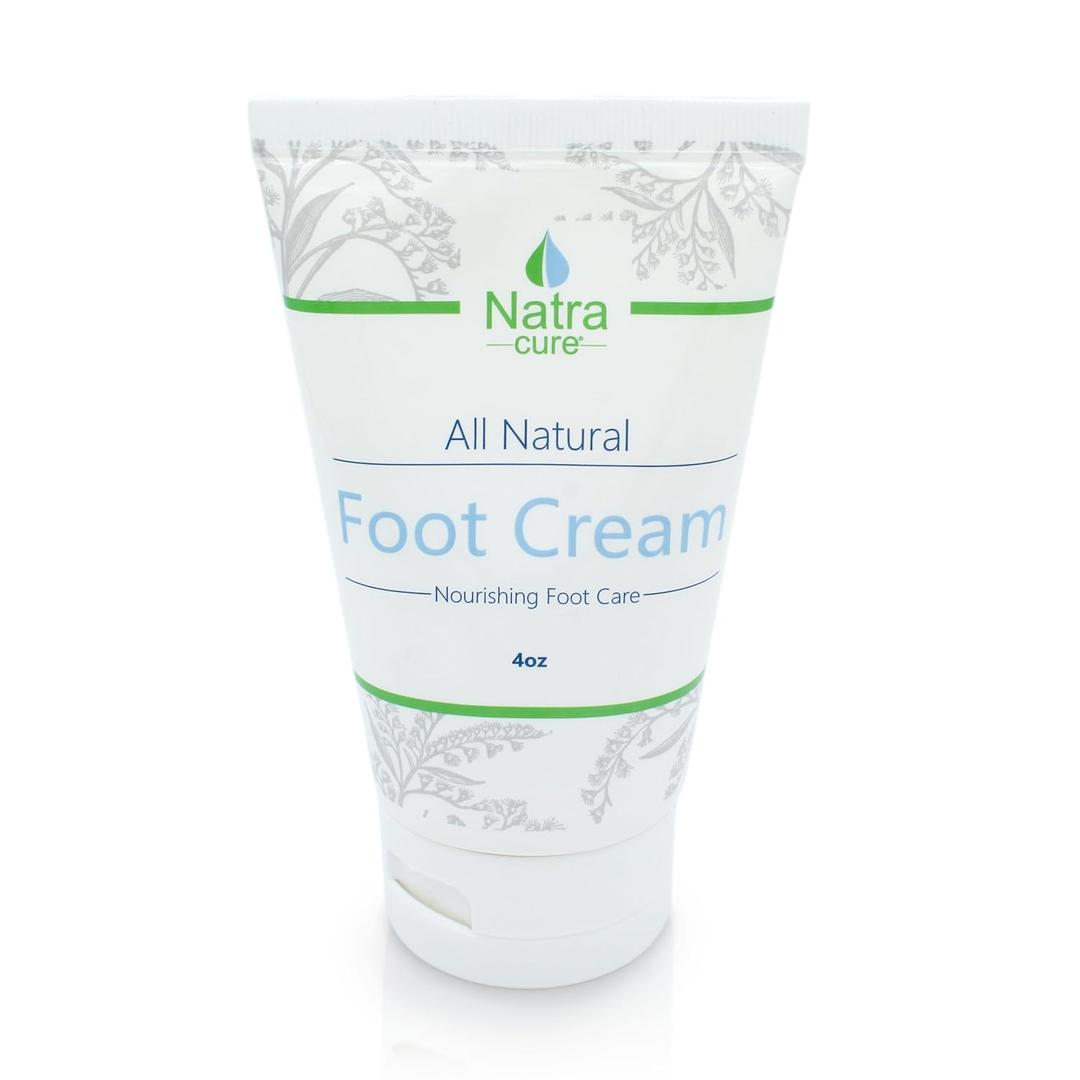 NatraCure Foot Repair Cream for Dry Cracked Heels & All Natural Foot Lotion for Dry Cracked Tired Feet Relief  Foot Moisturizer Pedicure Lotion & Foot Crack Cream for Foot Softening Treatment  4 oz (4 Ounce (Pack of 1)) NatraCure Foot Repair Cream for Dry Cracked Heels & All Natural Foot Lotion for Dry Cracked Tired Feet Relief  Foot Moisturizer Pedicure Lotion & Foot Crack Cream for Foot Softening Treatment  4 oz (4 Ounce (Pack of 1))