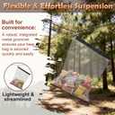 2 Pack Ultralight Rodent Proof Bear Bags, Wire Mesh Hanging Food Storage Bags for Camping and Backpacking, Critter Protection Kit with Nylon Rope and Carabiners