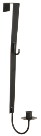 Metal Wall Candle Sconces Set of 2, Black Wall Sconce Candle Holder, Modern Sconces Wall Decor Hanging for Living Room, Bedroom, Dining Room