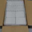 Stackable Snackle Box Container with 2 Lids, 14 Compartments - BPA-Free Snackle Box Organizer, Dishwasher & Microwave Safe Reusable Snacklebox for Veggies, Fruits, Charcuterie, Snacks (White, 2 Pack)