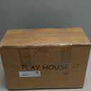 Wilwolfer Kids Tent - Kids Playhouse Play Tents for Toddlers - Kids Play Tent Indoor Toy House Gifts for Girls Boys (Pink & Yellow, Cloth Door-Only A Tent)