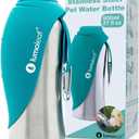 LumoLeaf Portable Dog Water Bottle 27 OZ, Stainless Steel Pet Travel Water Bottle Dispenser for Walking, Hiking and Outdoor, Portable Water Bowl for Large Dogs (Blue)