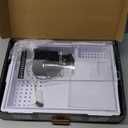 Scratch-Resistant Acrylic Turtle Tank (15.711.810 Inch) with Water Filter - Durable Reptile Habitat for Aquatic/Terrestrial Pets, Baby Turtles & Fish | Anti-Scratch Clear Terrarium Aquarium Combo