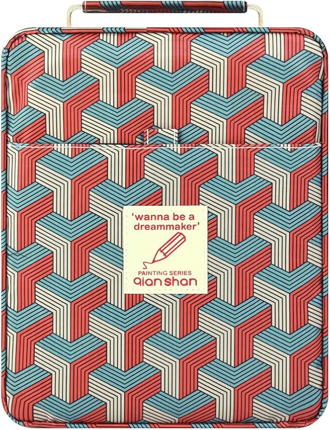 qianshan Pencil Case Holder Slot - Holds 260 Colored Pencils or 180 Gel Pens with Zipper Closure