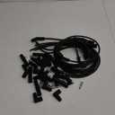 ICT Billet 5ft Universal Spark Plug Wire Set - LS LT Remote Coil Spiral Core Straight 90 135 Boots Compatible with LS1 LM7 LQ4 LS6 LQ9 LM4 LS2 LS3 LY6 LC9 LH8 LMG L99 551083