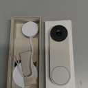 Google Nest Doorbell (Wired, 3rd Gen)  2K Video and Gemini, Live View, Night Vision, 2Way Audio  Works with Google Home  2025 Model  Linen