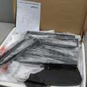 VASAGLE Nesting Coffee Tables, End Tables Set of 2 for Living Room Bedroom, Industrial Small Stacking Side Tables with Metal Frame for Couch, Charcoal Gray and Black ULET013B56